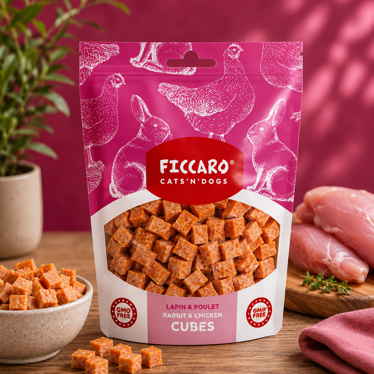 Ficcaro | Rabbit & Chicken Cubes