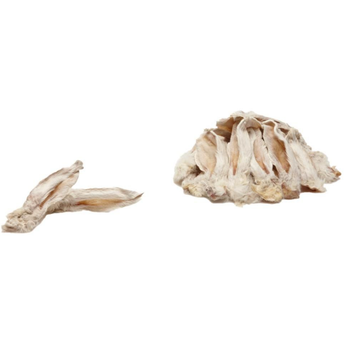 Natural Dog Chews | Kaninører m. hår 250g