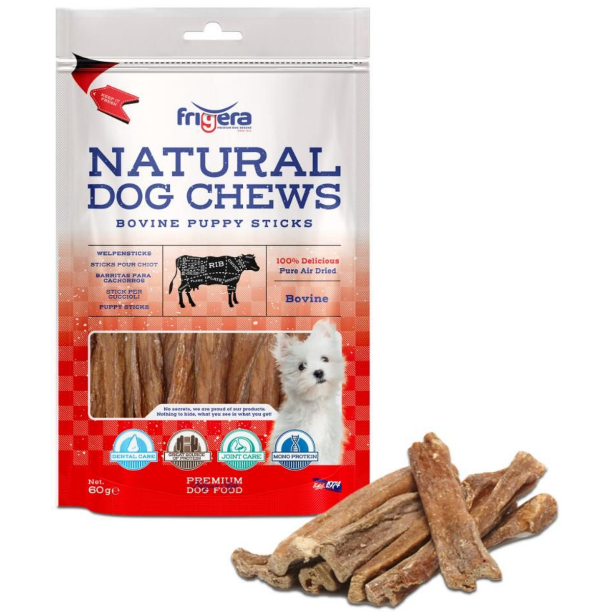 Natural Dog Chews | Okse Hvalpepinde