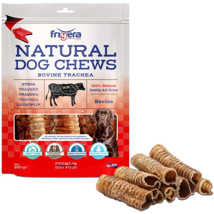 Natural Dog Chews | Okseluftrør 250g