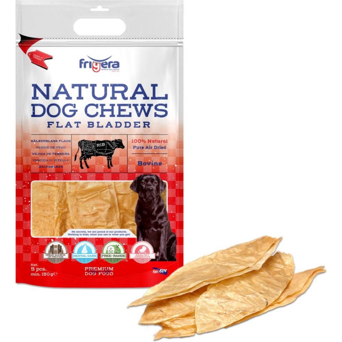 Natural Dog Chews | Okseblære