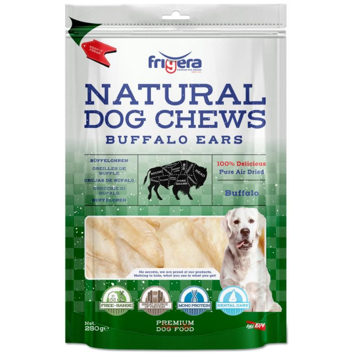 Natural Dog Chews | Bøffelører
