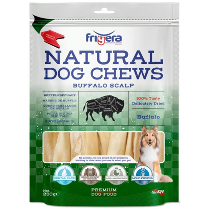 Natural Dog Chews | Bøffel Hovedbund