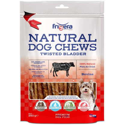 Natural Dog Chews | Okseblære 250g